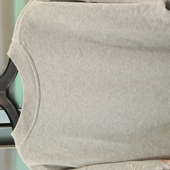 💕ALLSAINTS💕 Margot Floral Embroidered Cotton Jersey Sweatshirt ~ Oversized XS - Picture 9 of 14